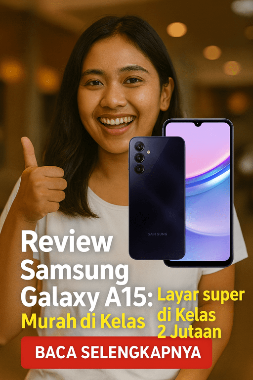 Review Samsung Galaxy A15 Layar Super AMOLED Murah di Kelas 2 Jutaan