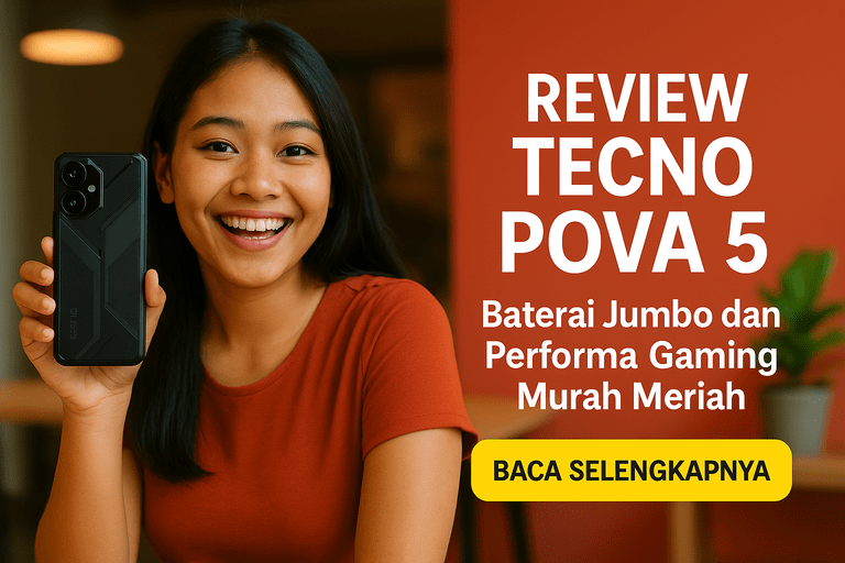 Review Tecno Pova 5 Baterai Jumbo dan Performa Gaming Murah Meriah